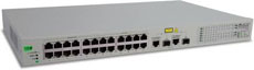 24 Port Fast Ethernet Smartswitch (Web based) with PoE Allied Telesis AT-FS750/24 POE фото, купить, цена, магазин